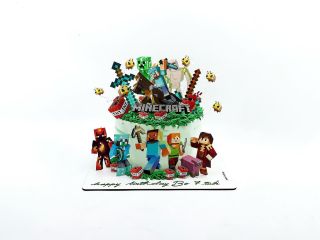 dort na zakázky: minecraft cake 🤩🥳 ___________________________ FB/IG/Tiktok: @papa_bakery_...