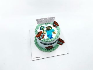 dort na zakázky: minecraft cake 🤩🥳 ___________________________ FB/IG/Tiktok: @papa_bakery_...